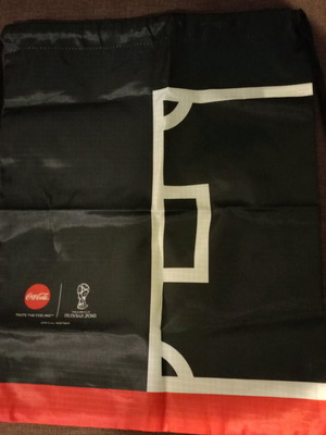 Collectible Coca-Cola FIFA World Cup Russia 2018 drawstring bag new