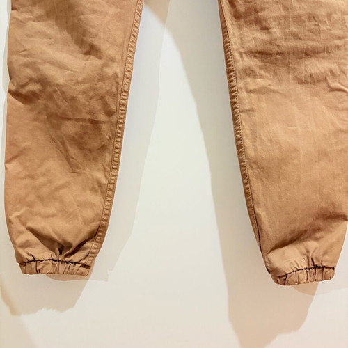 Bershka men's pants with elastic, like new, brown, size S