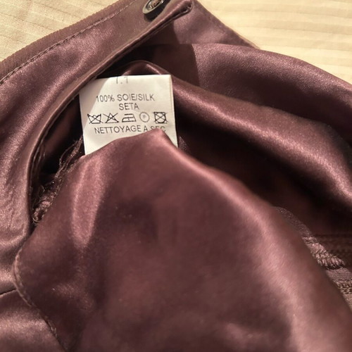 Silk blouse Sandro like new, brown, small