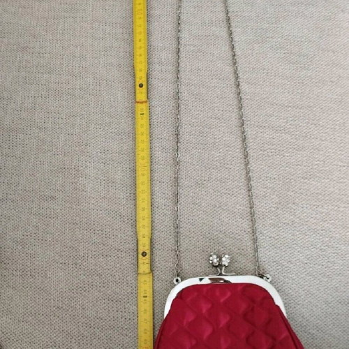 Alexi Andriotti red quilted women's bag like new