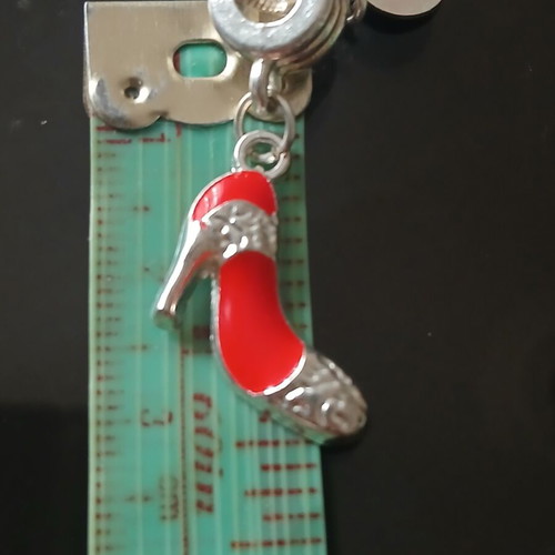 Silver 925 necklace with enamel shoe pendant, 50 cm, new