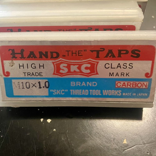 Hand taps SKC 10mm set made in Japan, new
