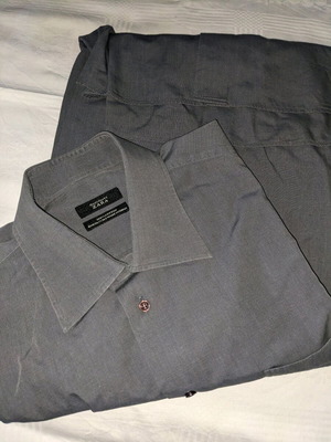 Πουκάμισο με μακριά μανίκια Zara No L σαν καινούργιο, γκρι