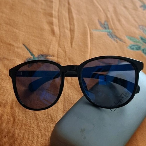 Calvin Klein Jeans Sunglasses like new, black acetate frame