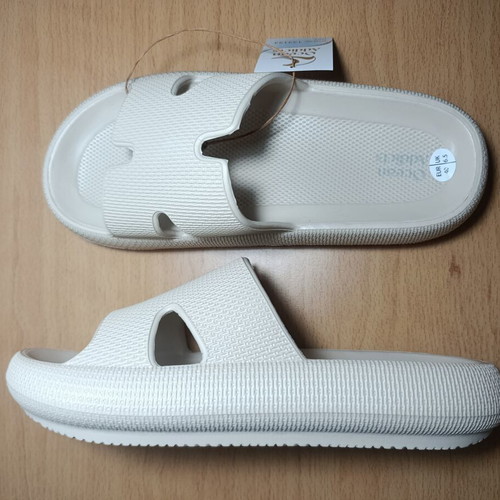 Ocean Addicts Slide Sandals, beige