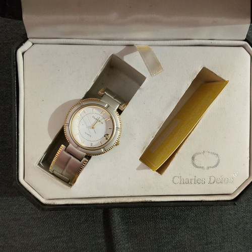 Charles Delon and Pierre Cardin women's watches used, pack