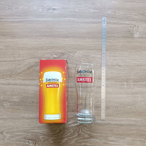 Collectible Eurovision 2006 beer glass new, Amstel