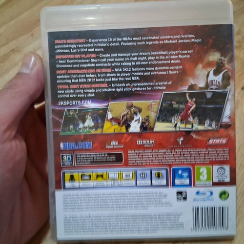 NBA 2K 12 PS3 game like new