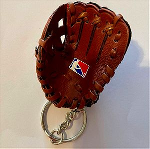Μπρελόκ δερμάτινο μίνι γάντι μπέιζμπολ (baseball)