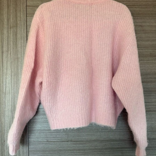 American Vintage pink knit sweater like new, size S