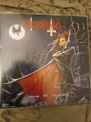 Δίσκος βινυλίου Necromantia crossing the fiery path lp hellenic black metal