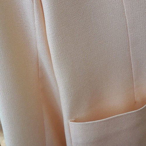 Tagier new classic line yellow crepe fabric size L