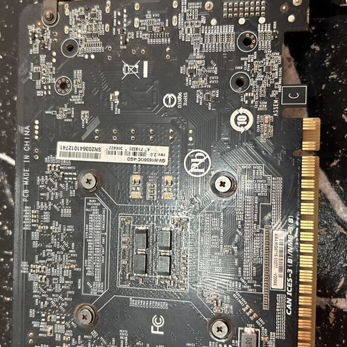 Gtx 1650, Gtx 750ti and Gt 210 graphics cards used