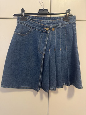 Denim jeans Via Rino Monti μίνι φούστα σαν καινούργιο, μπλε, μέγεθος S
