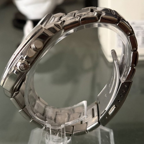 Casio Edifice EF-329D-1AVEF watch like new, stainless steel, black dial