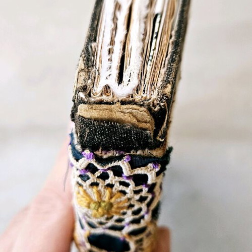 Artistic handmade book used with 88 pages