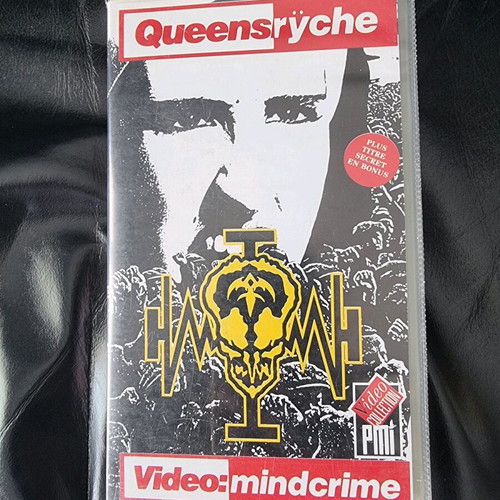 Queensryche Video: Mindcrime VHS used, rare SECAM edition