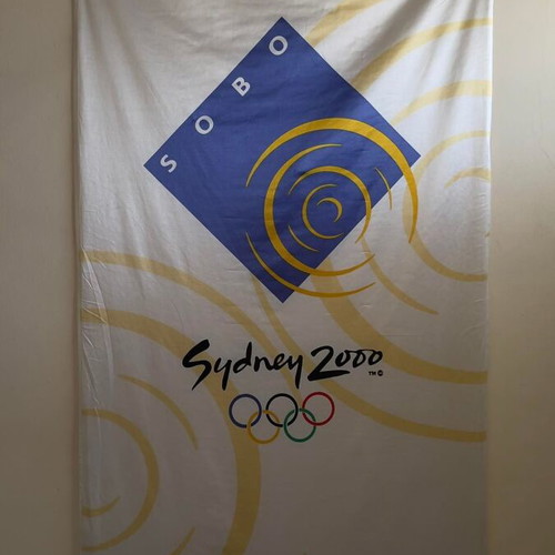 Authentic SOBO banner for Sydney 2000 Olympic Games like new
