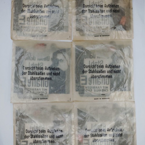Künzel's Silber-Band Steel Guitar Strings No. 620, Tone E, 1930s
