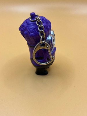Purple Minion used keychain