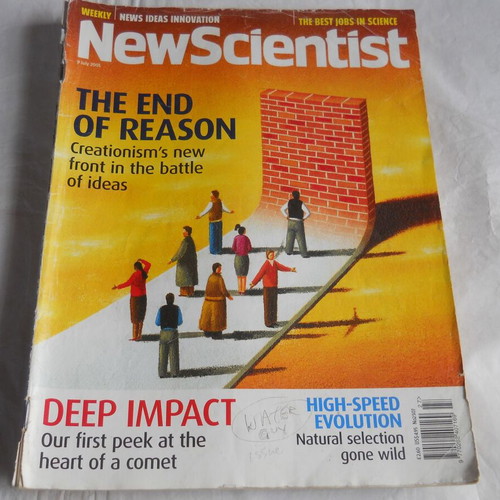 New Scientist Magazine used, 9 July 2005