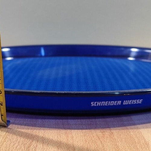 Schneider Weisse beer promotional non-slip plastic serving tray used