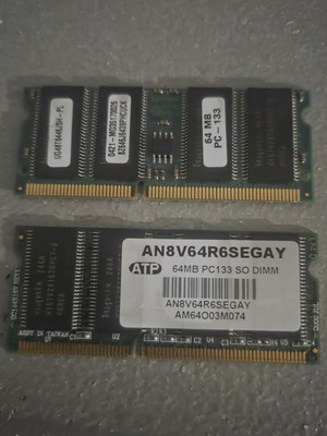 SO DIMM SDRAM 2x64MB μεταχειρισμένο