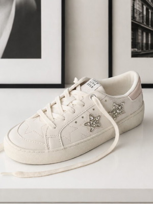 Zara sneakers size 33 new white