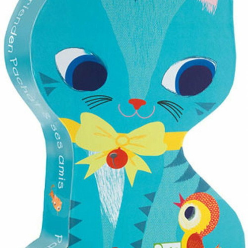 Djeco Cat-Shaped Puzzle Box 24 Pieces new