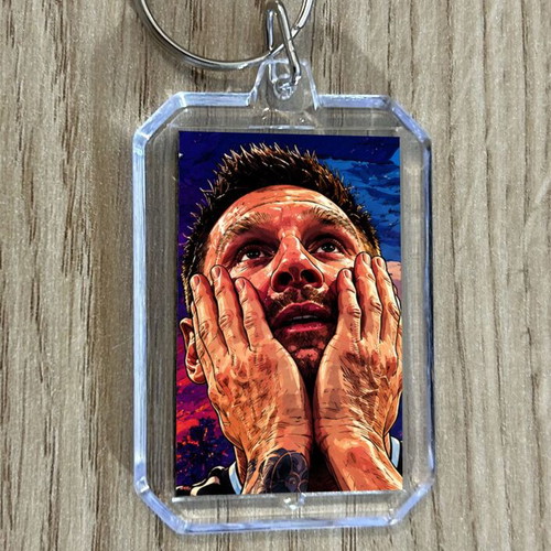 Acrylic Keychain Inspired by Lionel Messi 2026 World Cup Moments