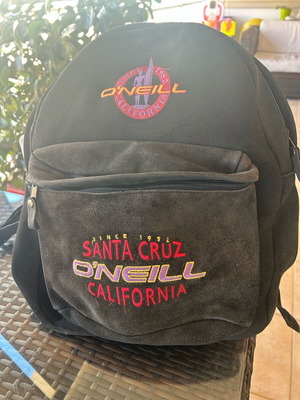 O’Neill black suede backpack used