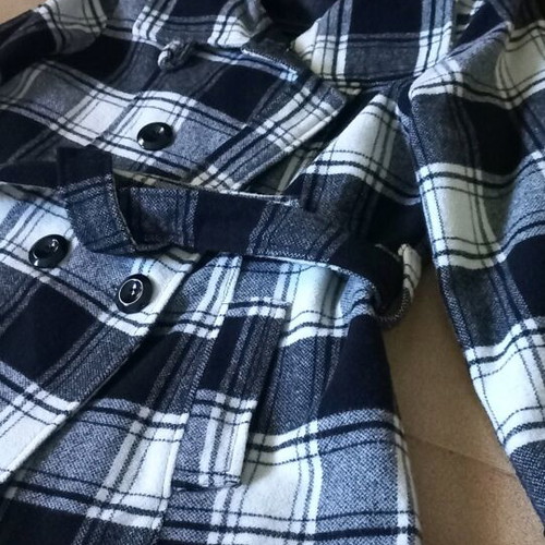 Black and white coat like new