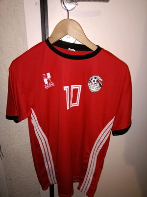 Mohamed Salah National Team Jersey used, size Large, Egypt