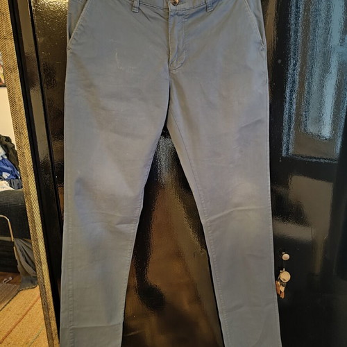 Chino pants used, size L, blue