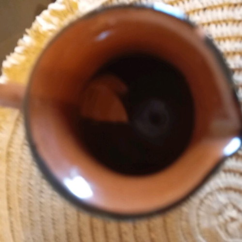 Clay jug used, small