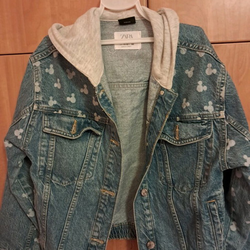 Zara Mickey denim jacket like new for girl 152 cm