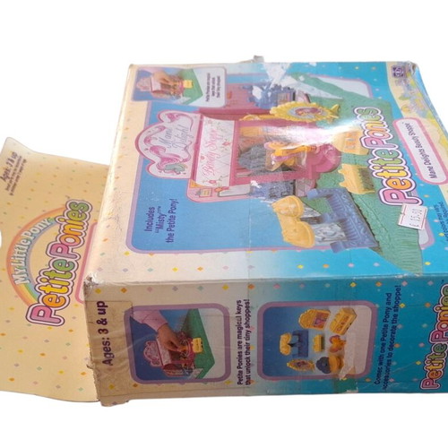 Vintage Hasbro My Little Pony Petite Ponies Mane Delights Beauty Shoppe new in box
