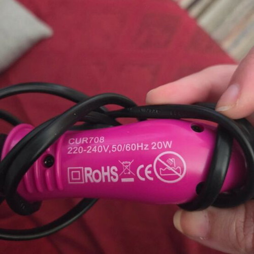 Curling iron travel new