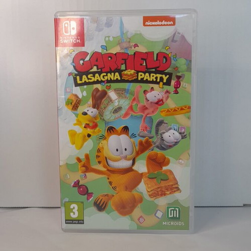 Garfield Lasagna Party Switch game like new English version