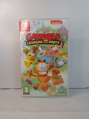 Garfield Lasagna Party Switch game like new English version
