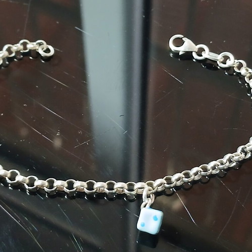 Silver bracelet 925 used, length 17cm