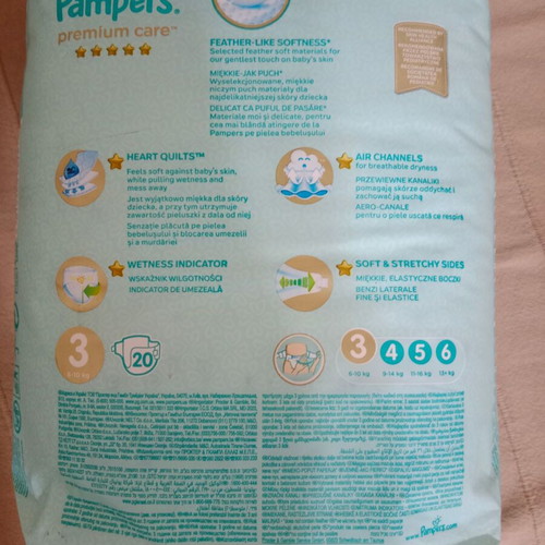 Pampers No 3 diapers pack of 20 new