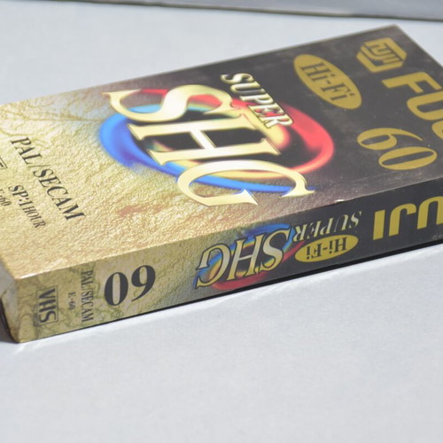 Fuji Super SHC 60 VHS video cassette 1 hour new sealed