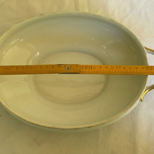 Wm Guerin Limoges oval soup tureen used antique