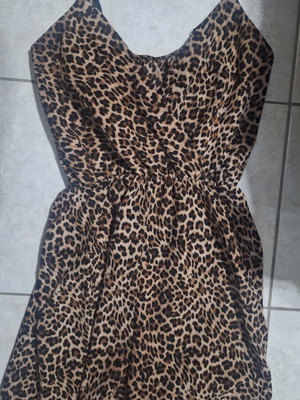 Ολοσωμη φόρμα σορτσάκι animal print καινούργιο, καφέ