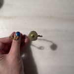 Handcrafted adjustable brass bracelet