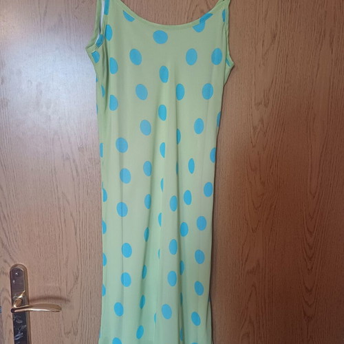 A.L.E. women's dress and sheer blouse like new, green, silk