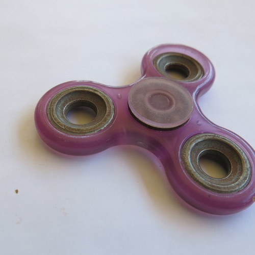 Metal Fidget Spinner purple used