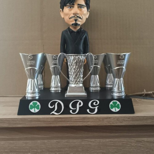 DPG 3D printed trophy set with 7 trophies, 22 cm, hand painted