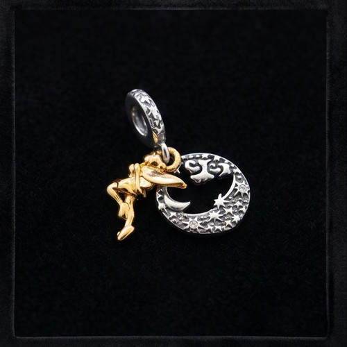Charm Disney Tinker Bell Celestial Night silver S925 with gold details